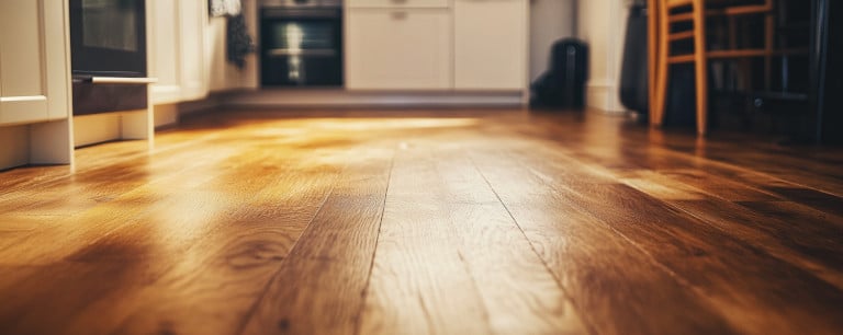 Foto van een pvc vloer in de keuken
